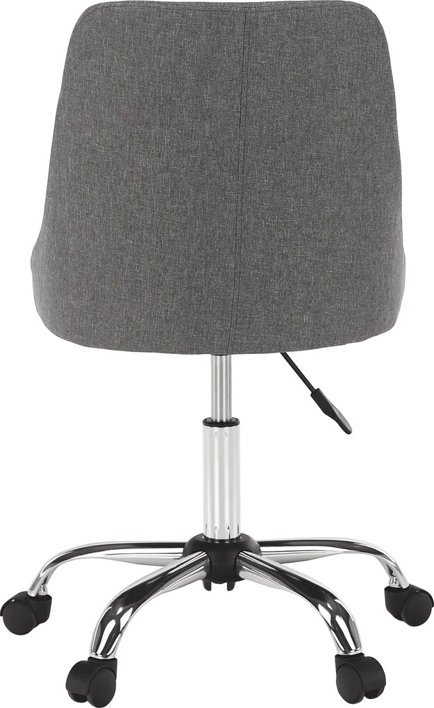 Irodai szék, szürke/króm, EDIZ