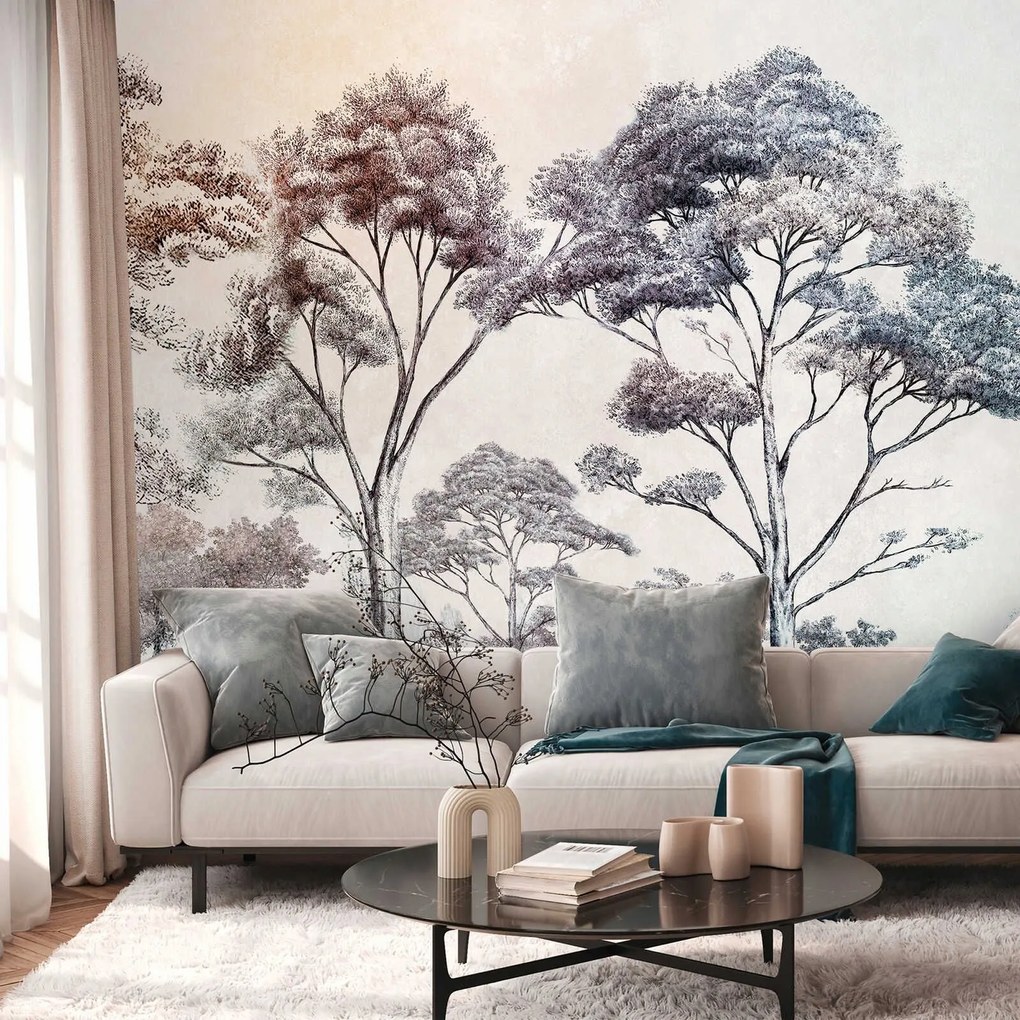 Falfestmény Fotótapéta Látványos Magas Ágak Fák a Flizelinen