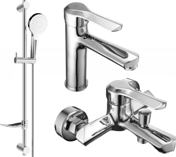 Mexen Sabre DF05 fürdőkád készlet, króm - 72103DF05-00