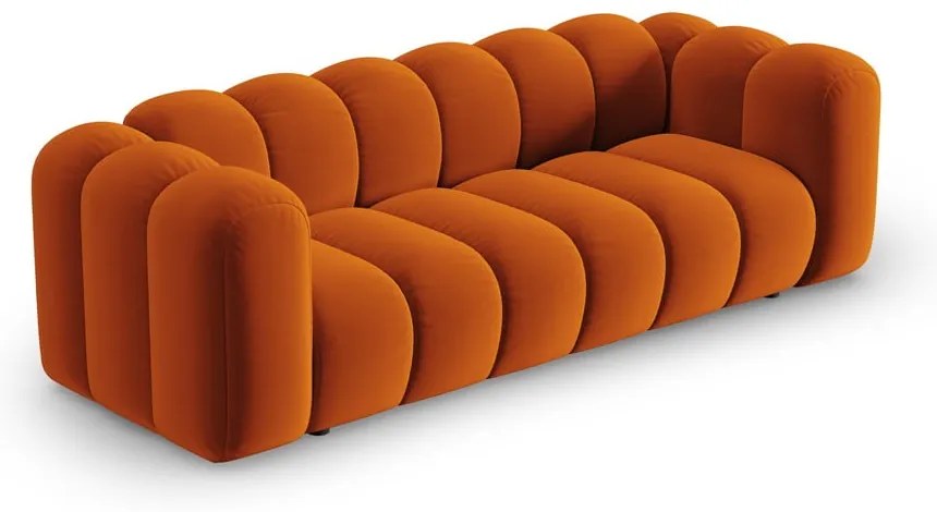 Narancssárga kanapé 228 cm Lupine – Micadoni Home