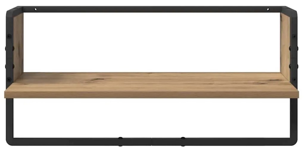 vidaXL Fali polc készlet 4 pcs Artisan tölgy 65 x 25 x 30 cm Faanyag