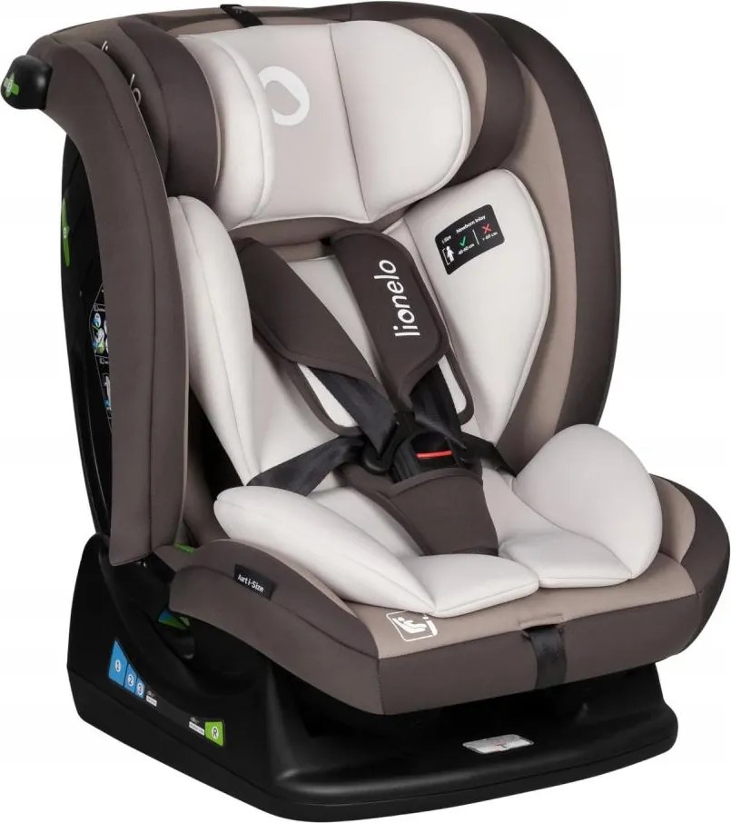 Lionelo - AART i-Size autósülés 40-150 cm barna/krémszínű