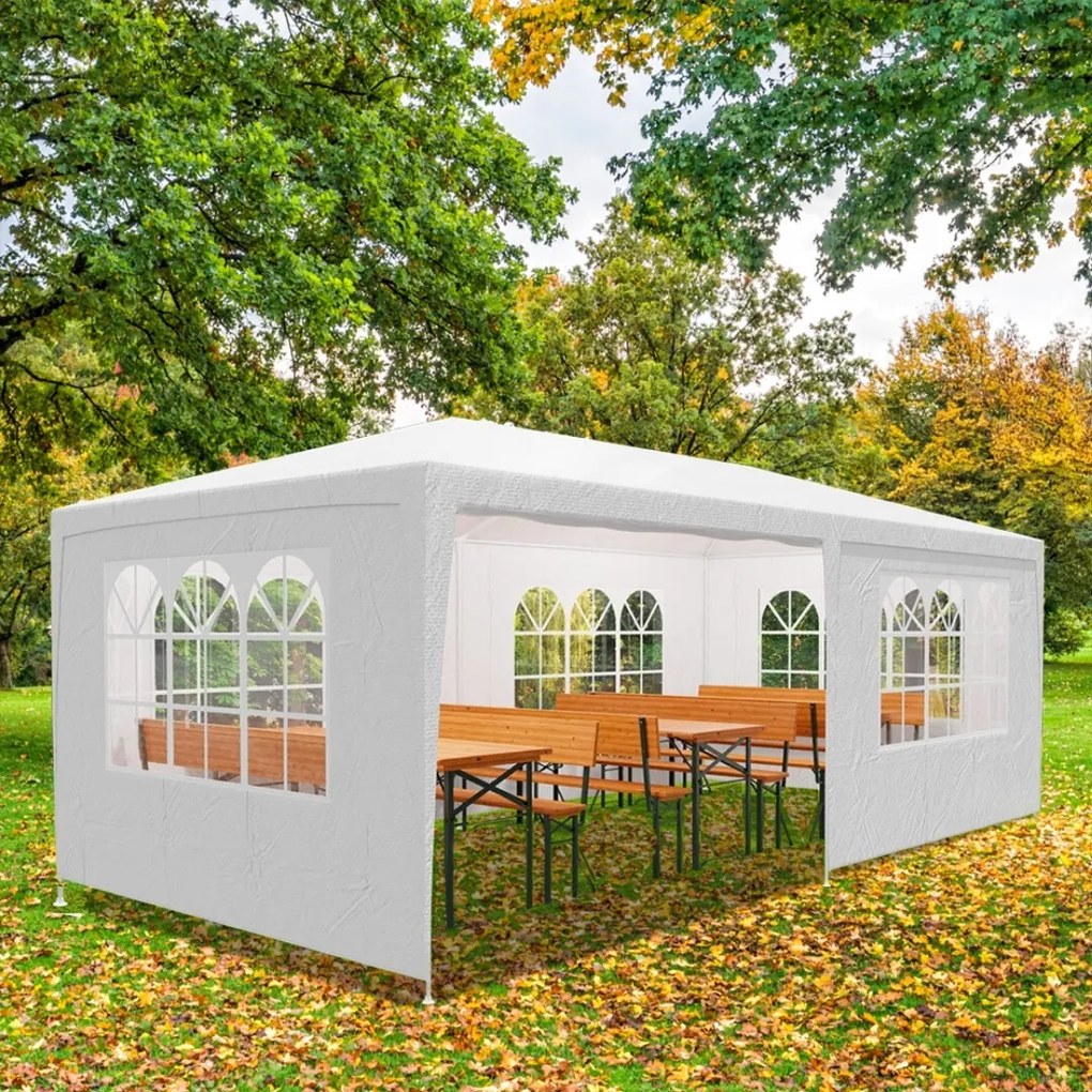 NEAPOL rendezvénysátor, 3x6m, fehér Jurhan