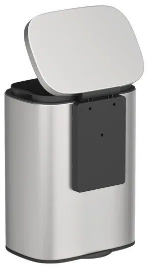 WENKO 25336100 - SARE kosár 21,5x29,5 cm ezüstszínű