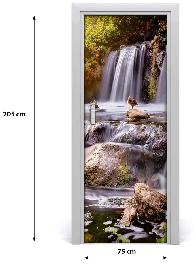 Ajtó tapéta Vízesés 75x205 cm