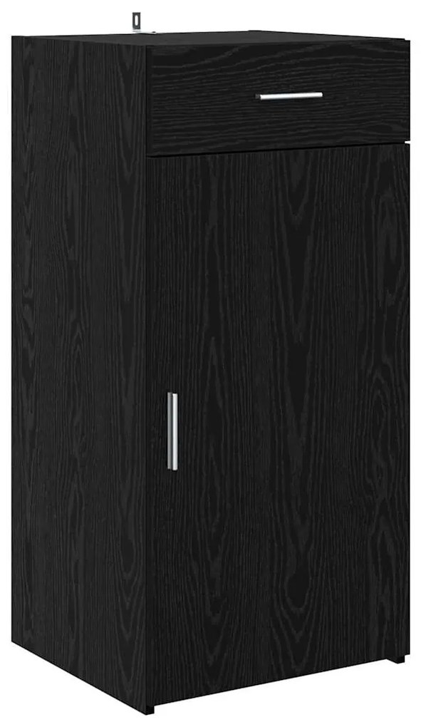 Széf fiókkal Musta tammi 42.5 x 40 x 93 cm Faanyag