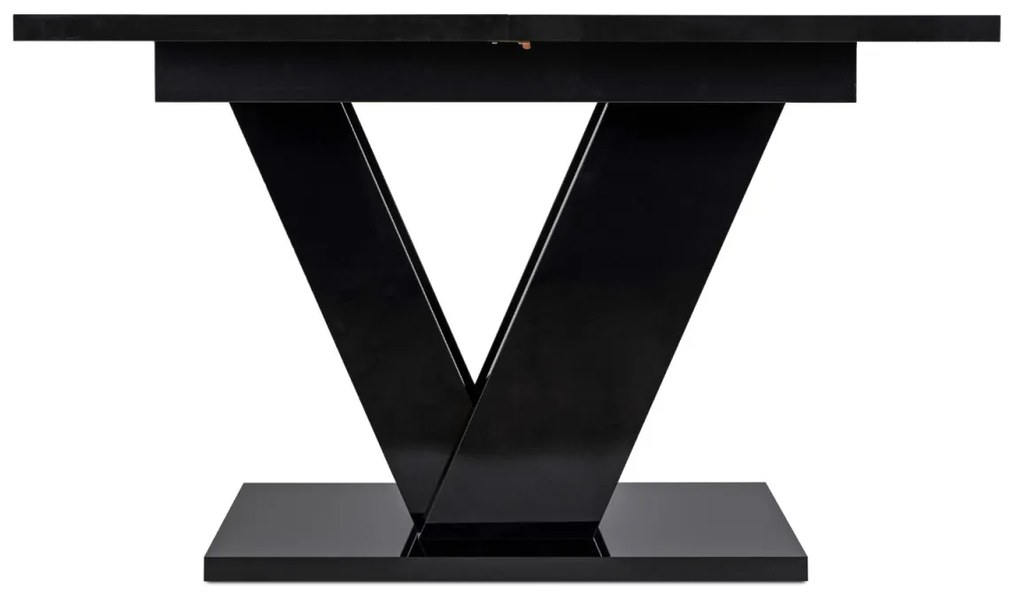 Étkezőgarnitúra 4 db. Székkel. Bővíthető asztal CLARK 120-160 + 4 db. Szürke étkezőszék. ROBIN