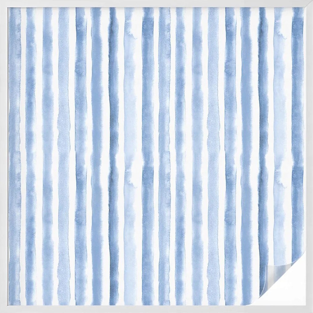 Szélvédőfólia Ablakvédő Adatvédelem Kék csíkos 100x100 cm