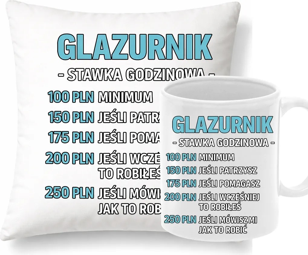 Bögre és Párna Szett Mázolónak Ajándék