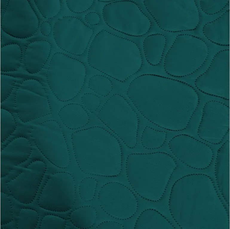 Türkiz ágytakaró STONE Méret: 200 x 220 cm