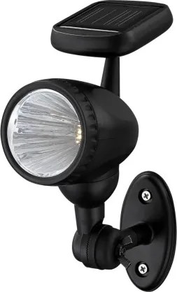 Globo 33026 Solar leszúrható lámpa, műanyag fekete színű, IP44, akkumulátorral: AAA 600mAh 1,2V, SzxM:85x170mm, tartozék: 3xLED 0,06W 3V