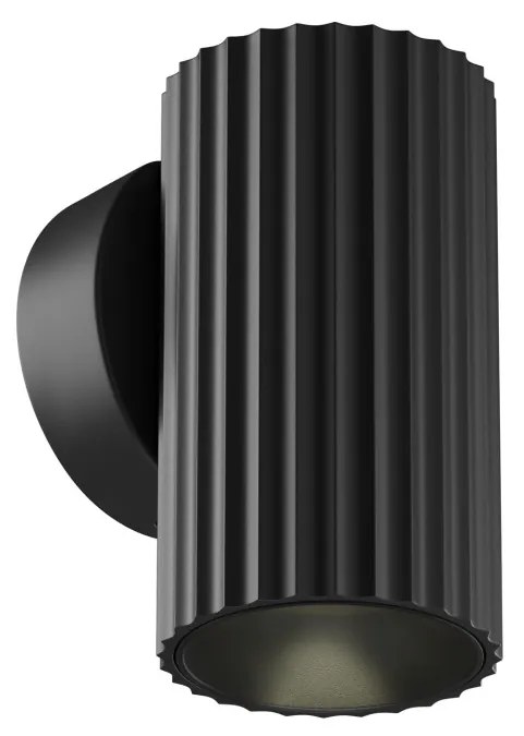 C106WL-01-GU10-B Calipso Alumínium Fali Lámpa Fekete Színű 1 x GU10 10 W IP20