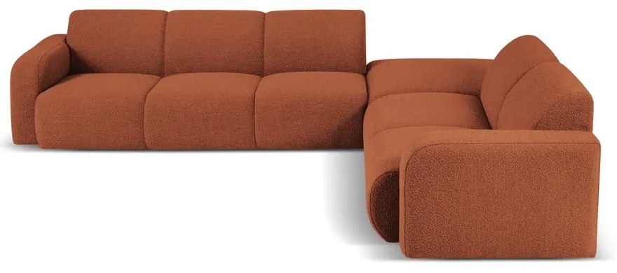 Barna buklé sarokkanapé (jobb oldali) Molino – Micadoni Home