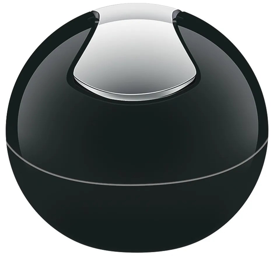 Fekete műanyag szemetes 1 l Bowl – Spirella