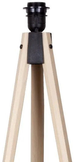 Duolla - Állólámpa 1xE27/60W/230V átm. 44 cm barna/bézs