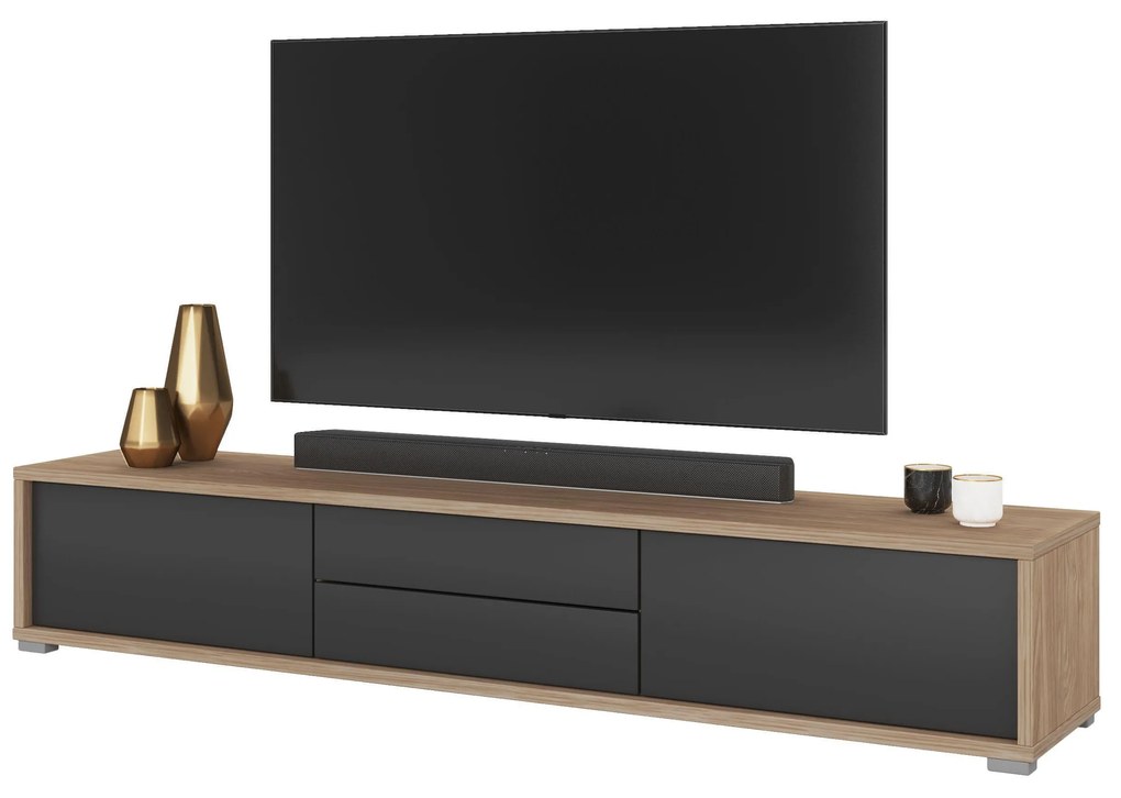 TV asztal Fiora 39 (olajozott tölgy + antracit). 1066463