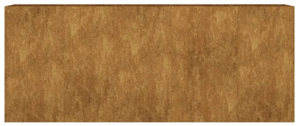 Corten acél kerti magaságyás 200x40x80 cm