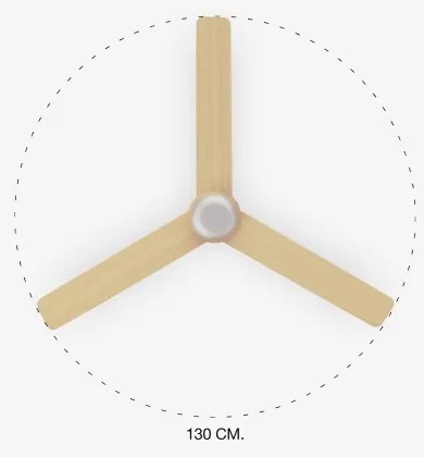 FARO 33816-20 - LED Mennyezeti ventilátor PUNT LED/18W/230V Wi-Fi bézs/fehér + távirányító