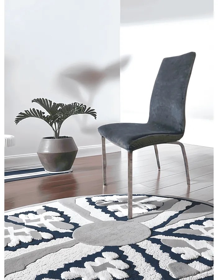 Székhuzat JYSK HAVNDAL étkezőszékre (elasztikus, mosható, SÖTÉTSZÜRKE)