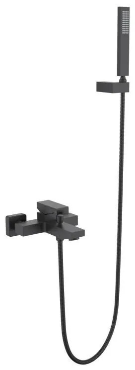 AREZZO design CUBEFIELD kádcsaptelep szett, fekete