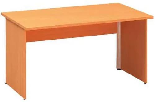 Alfa Office  Alfa 100 irodai asztal, 140 x 80 x 73,5 cm, egyenes kivitel, bükk Bavaria mintázat%