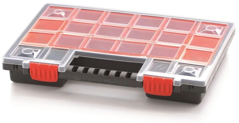 Aktatáska rendszerező 34,4 × 24,9 × 5 cm, dobozok, piros