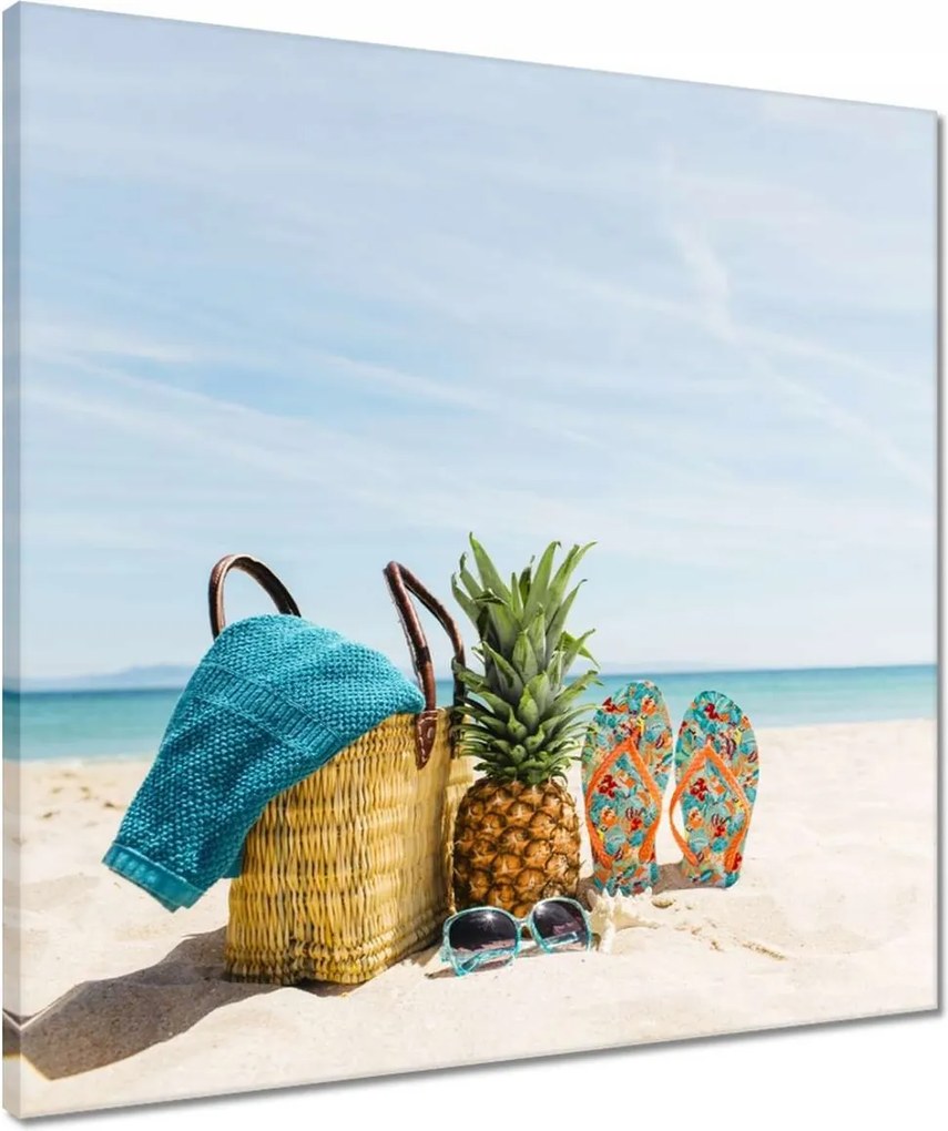 Vászonkép 50x50 Ananászos kirándulás