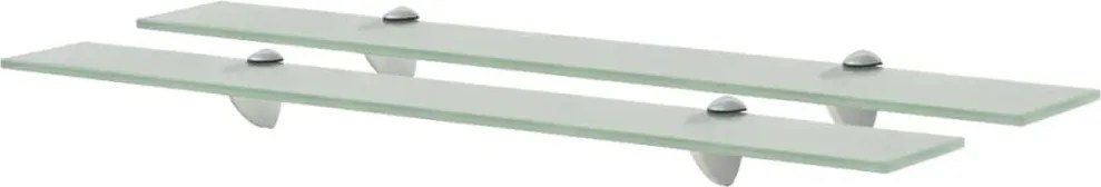 vidaXL 2 db lebegő üvegpolc 70 x 20 cm 8 mm