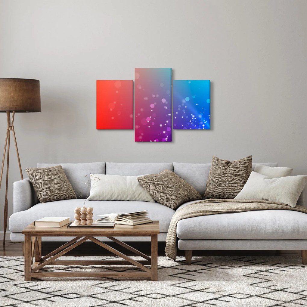 Modern absztrakt kép (90x60 cm)