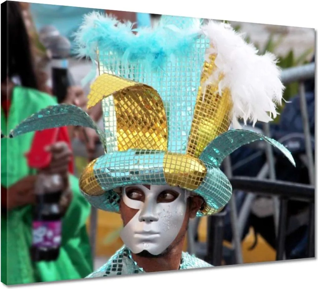 Vászonkép 50x40 Színes farsangi jelmez