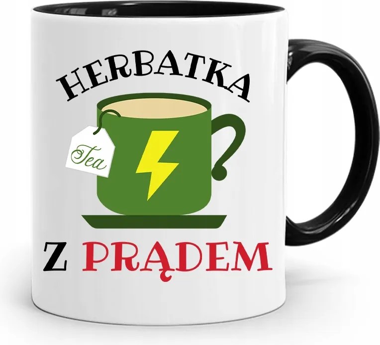 Bögre Fekete Ajándék Elektromos Teakép Nyomtatott Fényképpel