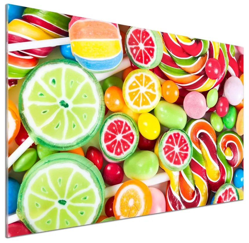 Konyhai dekorpanel Színes cukorka pksh-82636061