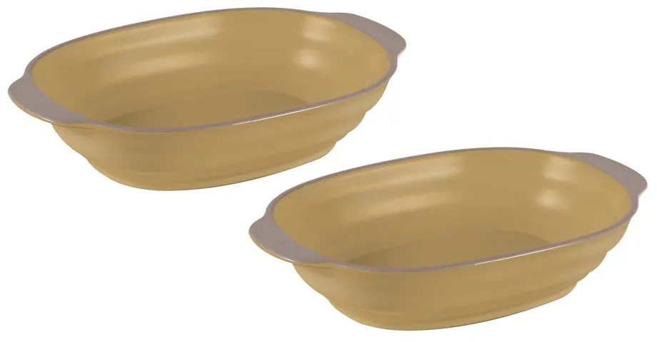 Agyagkerámia sütőtál készlet 2 db-os 14x21 cm Clyde – Ladelle