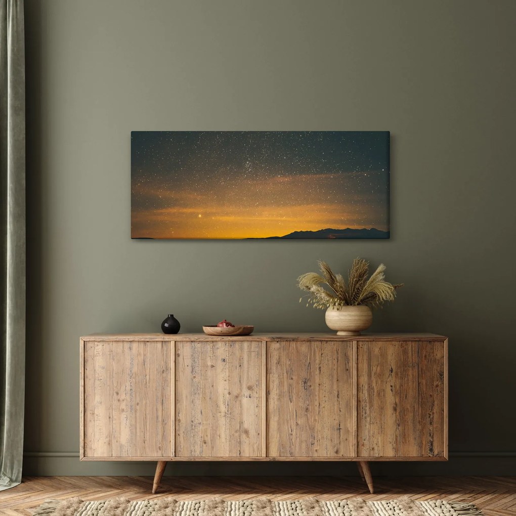 Egy csillagos ég képe (120x50 cm)