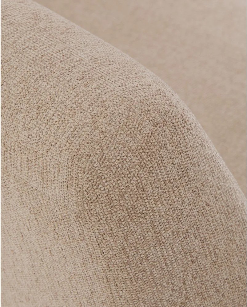 Világosbarna zsenília kanapé 205 cm Amsen – Kave Home