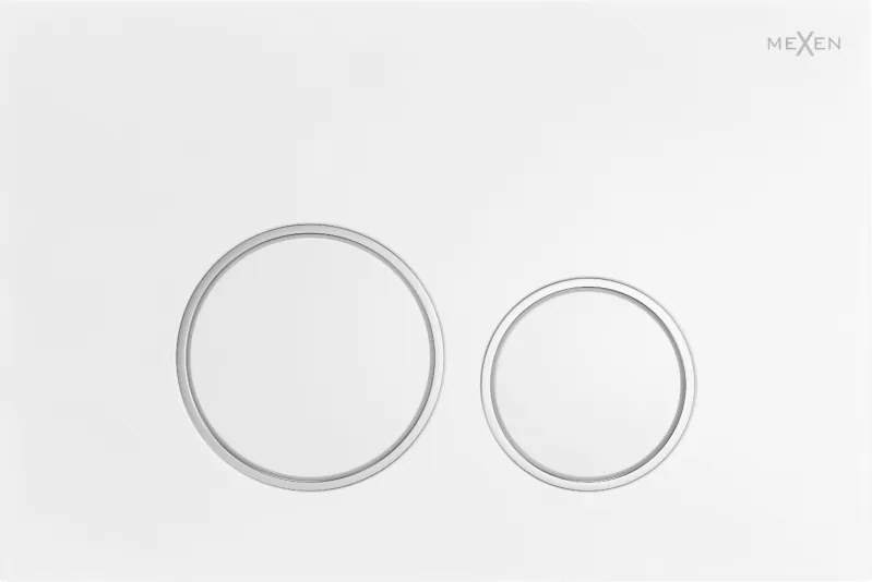 Mexen Fenix 05  öblítő gomb, fehér matt - 600520