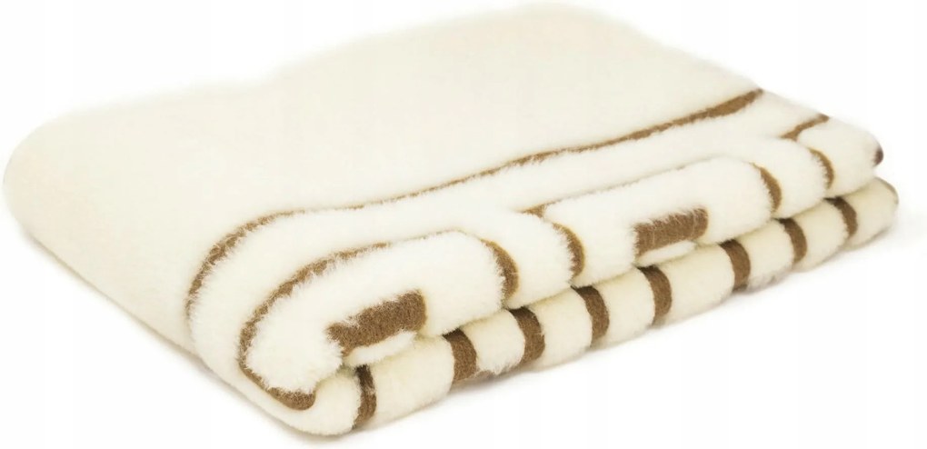 Kasmír takaró 160x200 Greca természetes krémszínű Rehabilitációs termékek