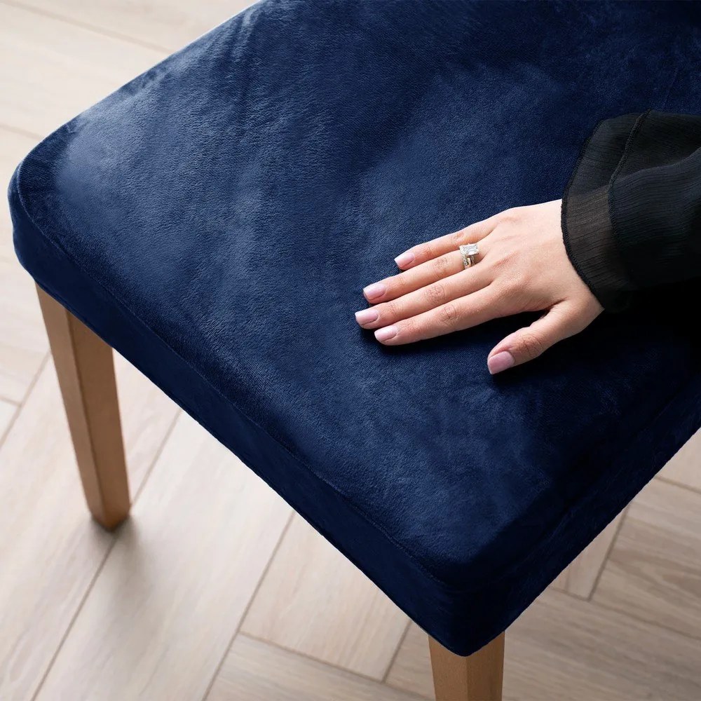 Kék gumis szék huzat 48 cm Sento – Restilo