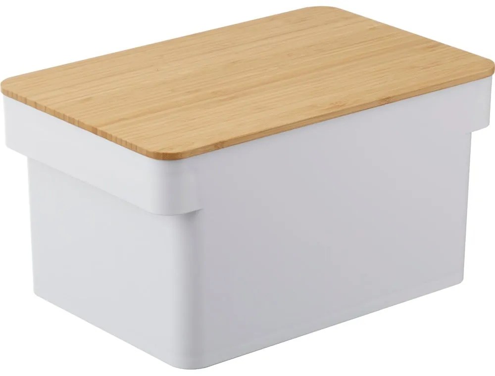 Tower fehér kenyértartó bambuszfedéllel - Yamazaki