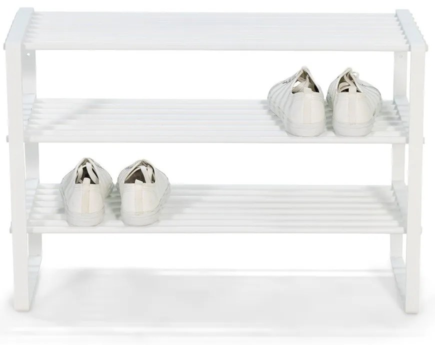 Fehér fém cipőtartó 70x49x29 cm Rex – Spinder Design