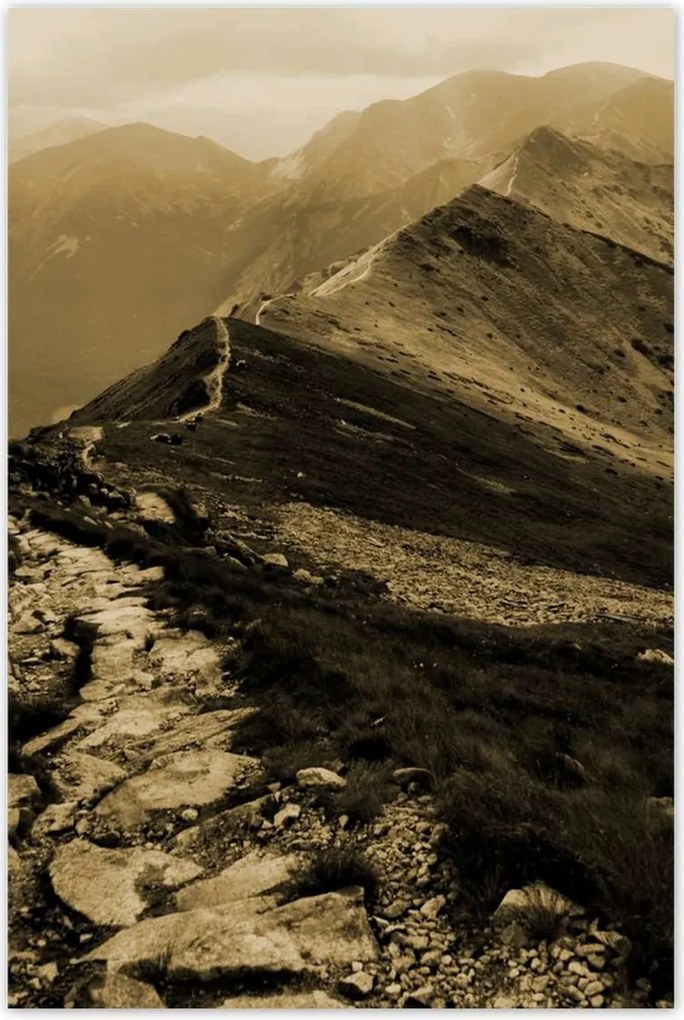 Poszterek 80x120 Tátra Lengyel hegyek Kilátás