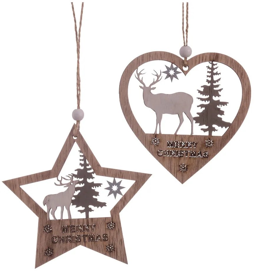 Karácsonyi függődísz készlet 2 db-os - Casa Selección