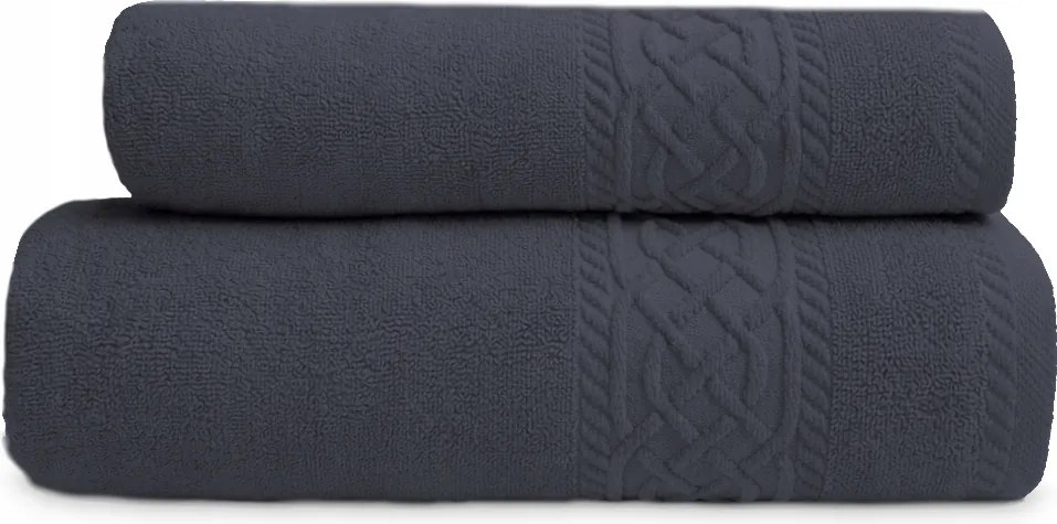 Sydney pamut törölköző 50x90 grafit