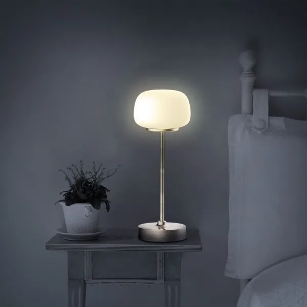 LED érintős asztali lámpa RIMINI LED/2W/5V USB 2000 mAh arany/fehér