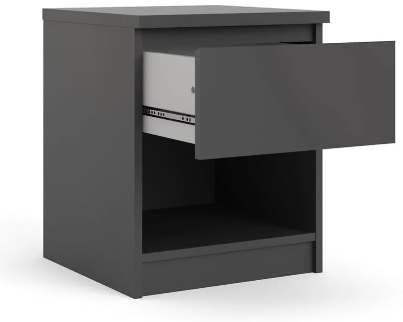 Fekete éjjeliszekrény Naia - Tvilum