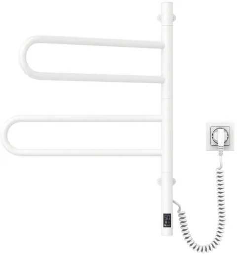 Elektromos törölközőszárító FOUETTE 128W/230V 64,6 cm IP44 fehér