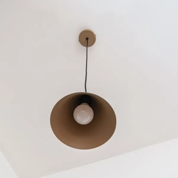 Kábelre függesztett ETNA II csillár 1xE27/15W/230V, átm. 18,5 cm, bézs