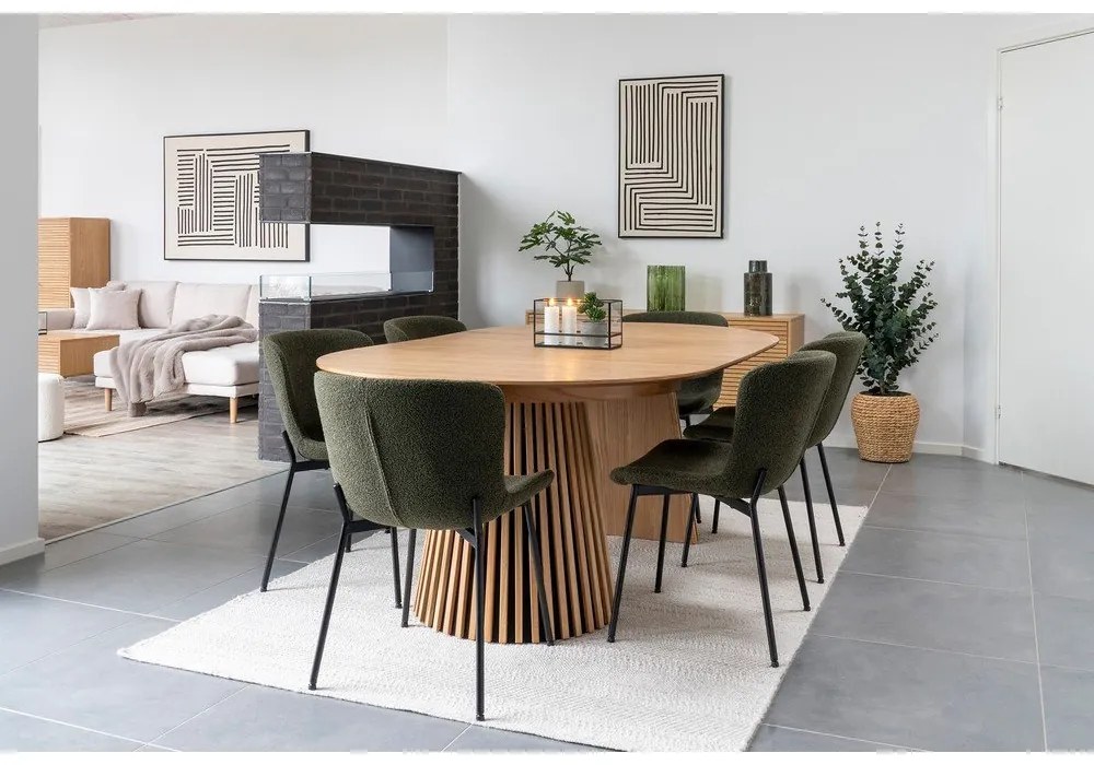 Sötétzöld étkezőszék szett 2 db-os Maceda – House Nordic