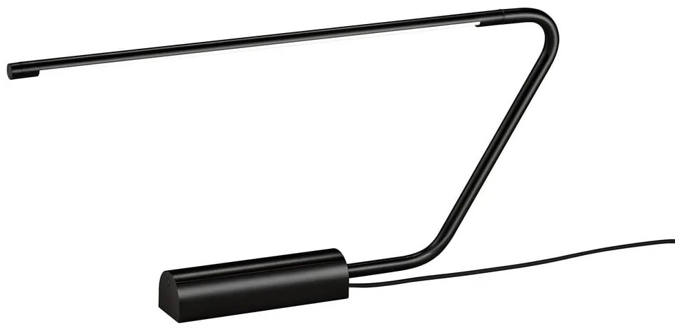 Fekete LED asztali lámpa (magasság 33 cm) Olea – Trio Select