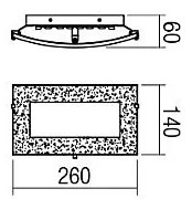 Redo 05-863 - ARTEMIS LED fali lámpa 10W/230V ezüst